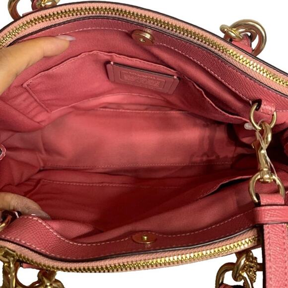 COACH Brook Carryall with Crossbody Strap Nude Pink and Matching Wallet - Picture 6 of 13